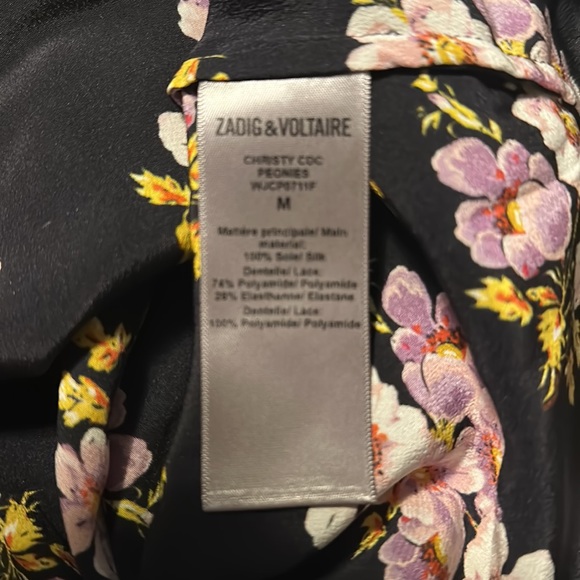 Zadig & Voltaire Peonies Christie Camisole M - Picture 8 of 9